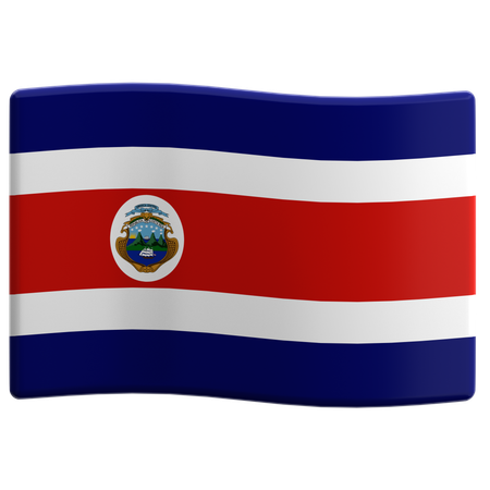 Costa Rica  3D Icon