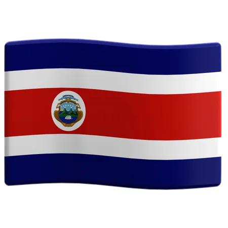 Costa Rica  3D Icon