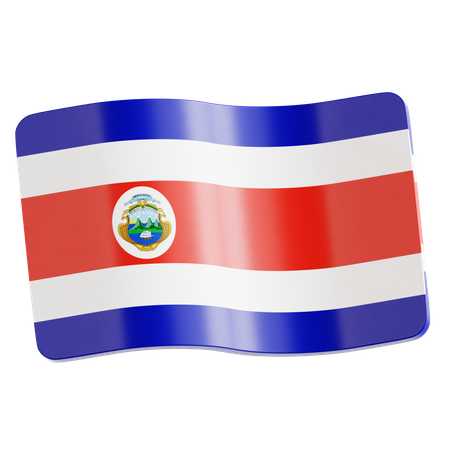 Costa Rica  3D Icon