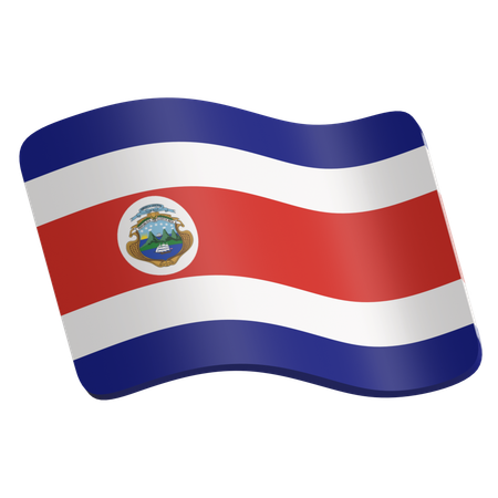 Costa Rica  3D Icon