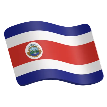 Costa Rica  3D Icon