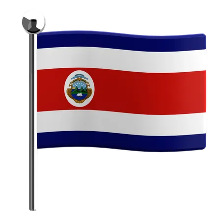 Costa rica  3D Icon