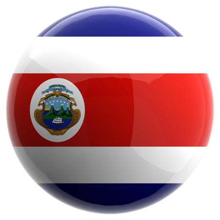 Costa Rica  3D Icon