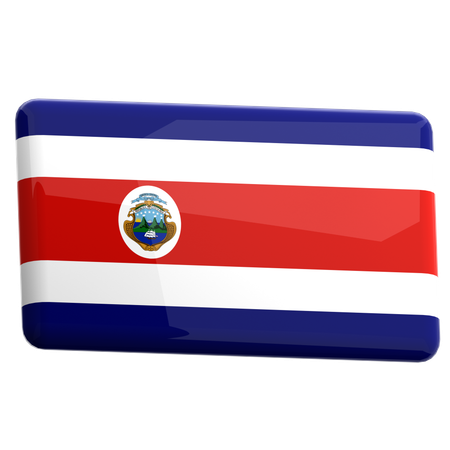 Costa Rica  3D Icon
