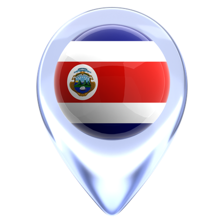 Costa Rica  3D Icon
