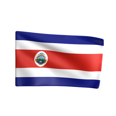 Costa Rica  3D Icon