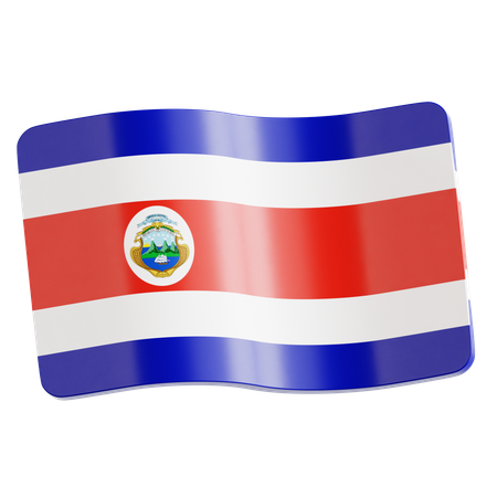 Costa Rica  3D Icon