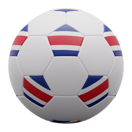 Costa Rica Ball 3D Icon