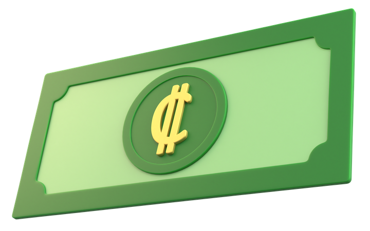 Costa Rica Colon Money  3D Icon