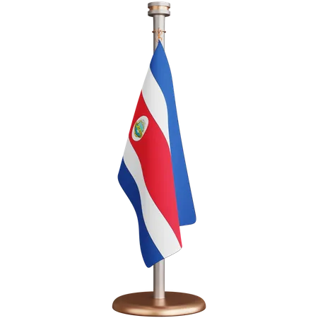 Costa Rica-Flagge  3D Icon