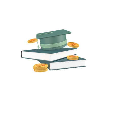 Costo de graduación  3D Icon