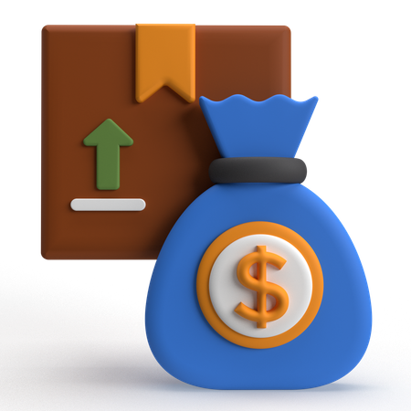 Costo del producto  3D Icon