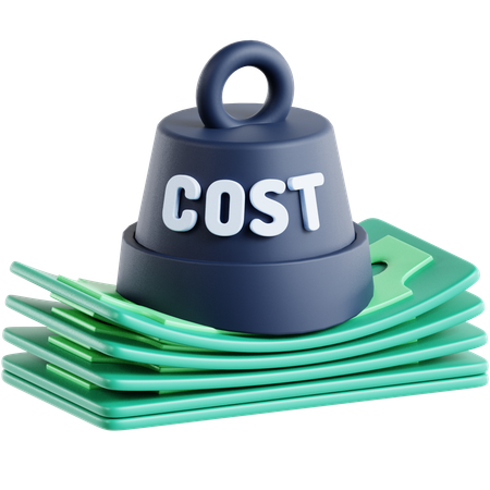 Peso del costo  3D Icon