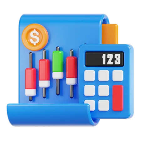 Costos financieros  3D Icon