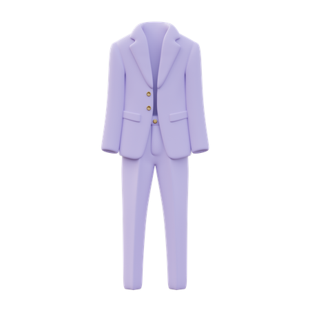 Costume d'affaires pour hommes  3D Icon