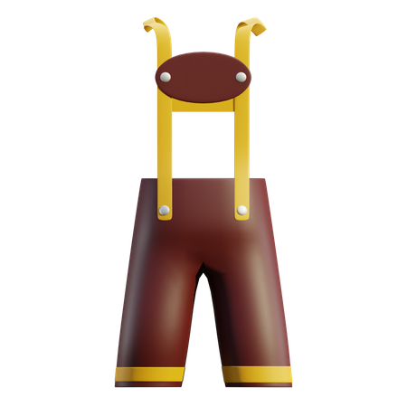 Costume d'homme bavarois  3D Icon