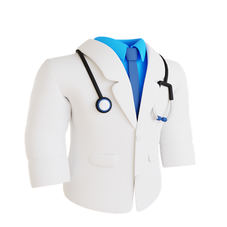 Costume de médecin  3D Icon