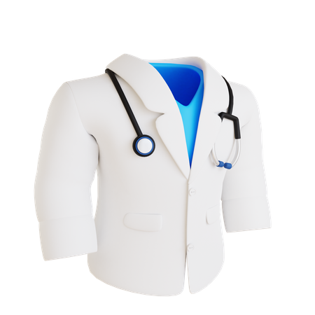 Costume de médecin  3D Icon