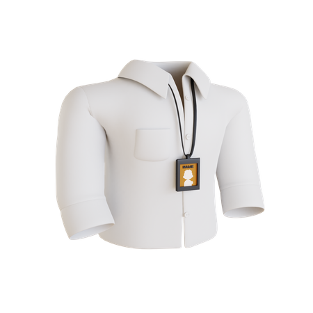 Costume d'employé de bureau  3D Icon