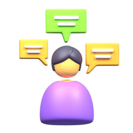 Costumer Comments  3D Icon