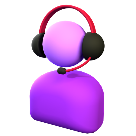 Costumer Service  3D Icon