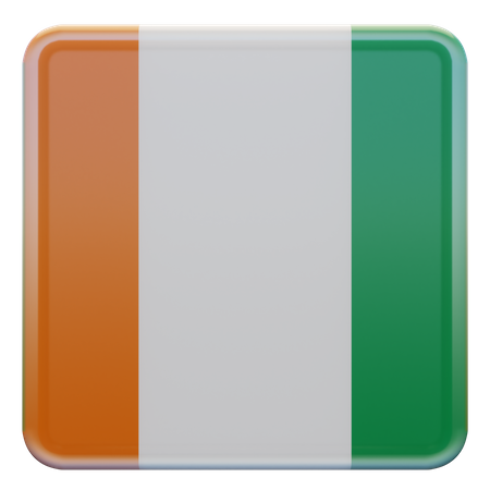 Côte d'Ivoire Flag  3D Flag