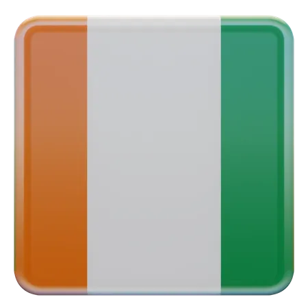 Côte d'Ivoire Flag  3D Flag