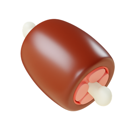 Viande de côtes levées  3D Icon