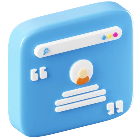 Cita  3D Icon