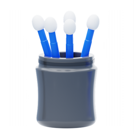 Cotonete  3D Icon