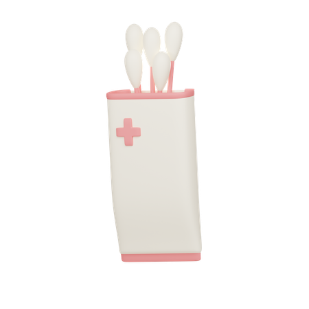 Cotton bud  3D Icon