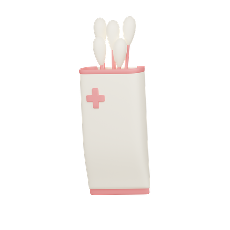 Cotton bud  3D Icon