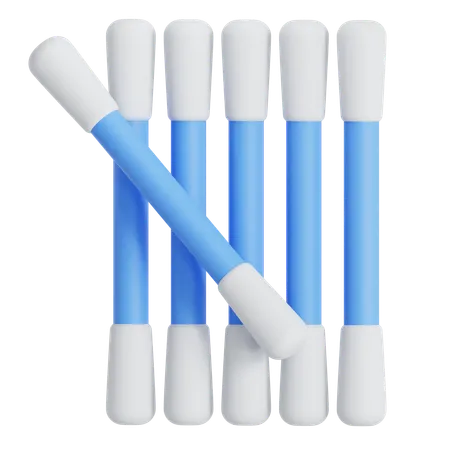 Cotton Buds For Cleaning 3D Icon
