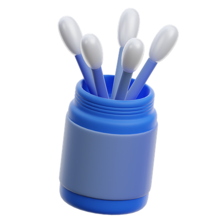 Cotton Buds  3D Icon