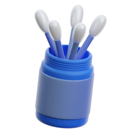 Cotton Buds  3D Icon