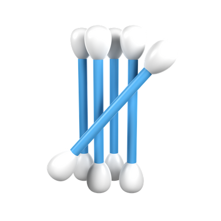 Cotton Buds  3D Icon