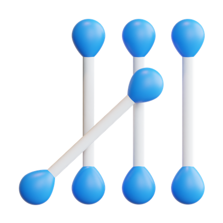 Cotton buds  3D Icon