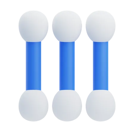 Cotton Buds  3D Icon