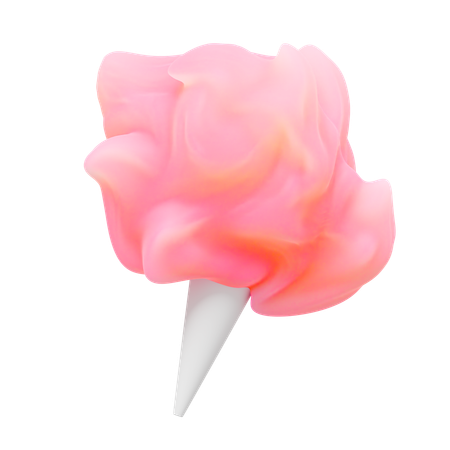 Cotton candy  3D Icon