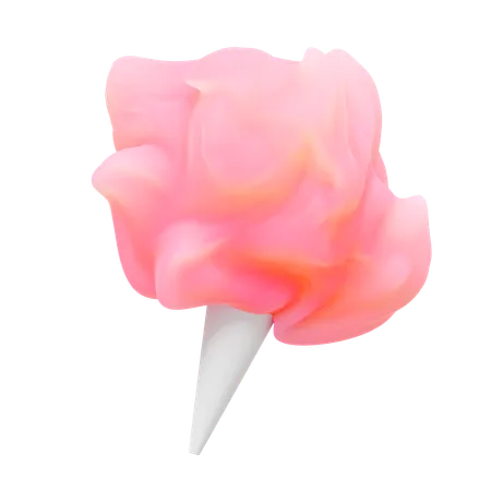 Cotton candy  3D Icon