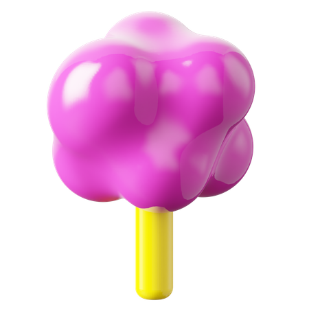 Cotton Candy  3D Icon