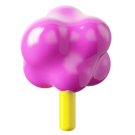 Cotton Candy  3D Icon