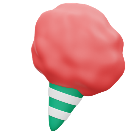 Cotton Candy  3D Icon