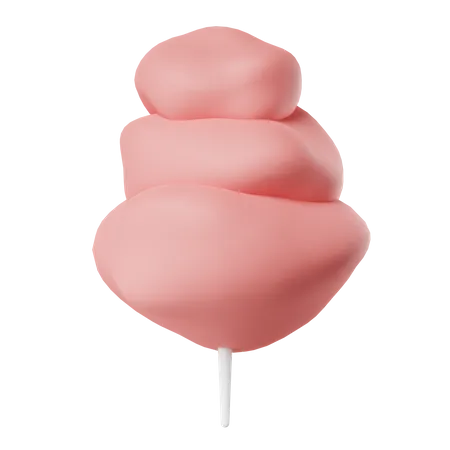 Cotton Candy  3D Icon