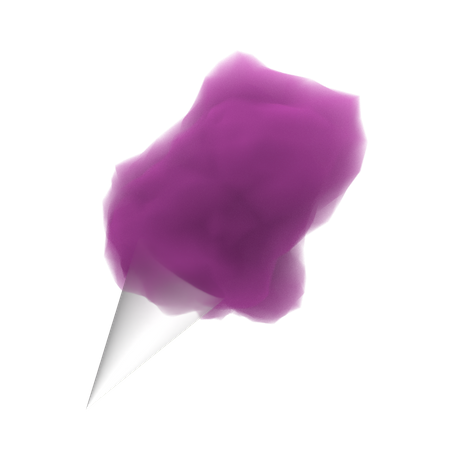 Cotton Candy 3D Icon