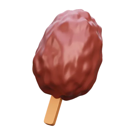 Cotton Chocolate Candy  3D Icon