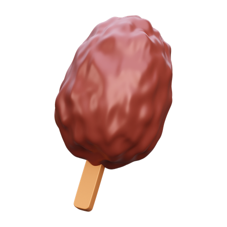 Cotton Chocolate Candy  3D Icon