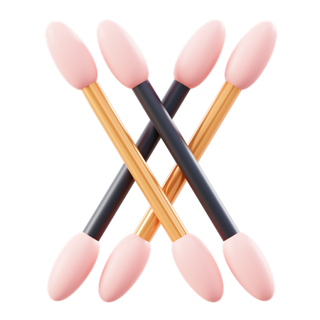 Cotton Swab  3D Icon