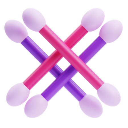 Cotton Swab  3D Icon