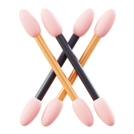 Cotton Swab  3D Icon